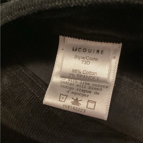 MCGUIRE Corduroy flared pants SZ 27 # BELL BOTTOM # JEN ZEE# FESTIVAL - Picture 8 of 9